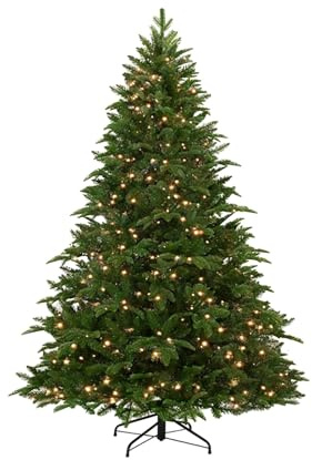 CMYAOYC Árbol de Navidad Pino Artificial de Navidad Arboles de Navidad con Luces Integradas Árbol de Navidad Navideño para Fiesta en el Hogar Decoración Navideña(120 * 90cm)
