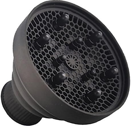 CTIRCHIU Silicone Hair Diffuser Attachment for Curly Hair Foldable Universal Blow Dryer Cover 1 Piece Adjustable Heat Resistant for Home and Salon Use