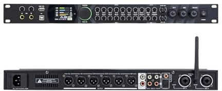 Design Professioneller Sound-Equipment-Mikrofon-Reverberator Mit Fernbedienung, BT-Digital-Audioprozessor