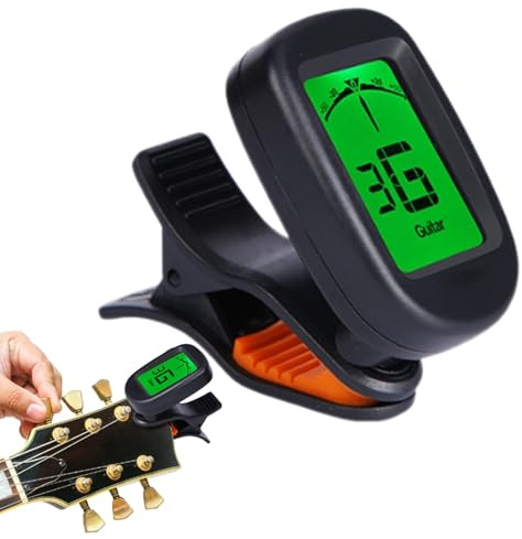 Digitaler Tuner für Gitarre, präziser Clip, 5,1 x 2,5 cm