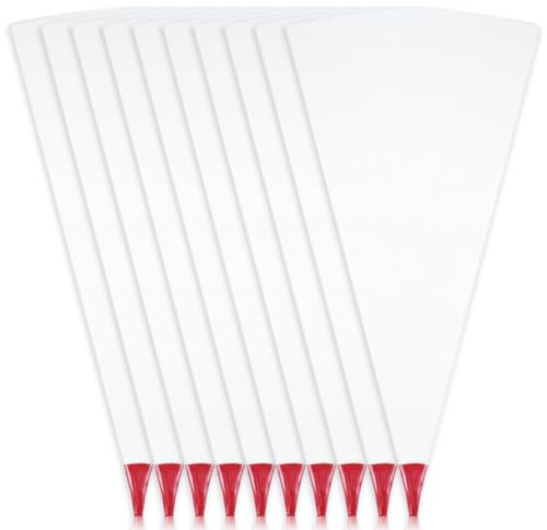 NONDK 10 Pièces de Mortier de Maçonnerie pour Coulis de Carrelage avec Pointe Moulée, Résistant Aux Déchirures et Aux Perforations, Sac de Ciment pour Tuyaux en Vinyle Robuste, Rouge