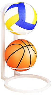 Basketställ, järnvolleyboll displayställ | flerskikts bollorganisatör