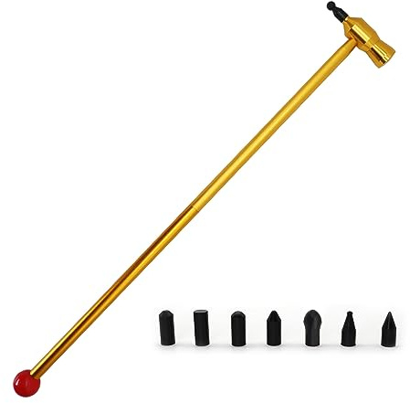 Martillo Para Quitar Abolladuras De Automóviles Extractor Carrocería Aleación Aluminio Granizo Superficies Pozos Soporte Para Grifo Nivelación En Aerosol Chapa Metal Kit