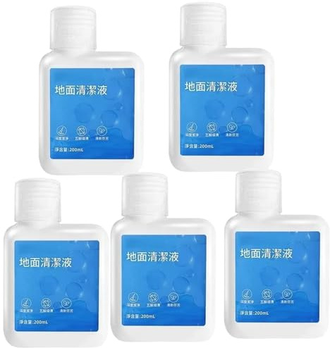 Soluzione detergente 200ml, compatibile con Dreame L40S Pro/X50 Ultra/X30 Ultra/X40 Ultra, detergente multiuso for pavimenti(200mlx5)