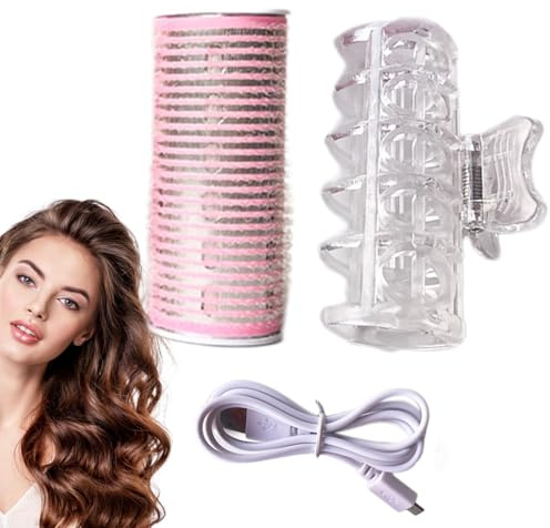 Bigoudis à cheveux à rouleaux chauds - Rouleaux électriques auto | adhésifs portables bigoudis | Outils de coiffage de cheveux pour des boucles faciles et impeccables, rouleaux à air pour un c
