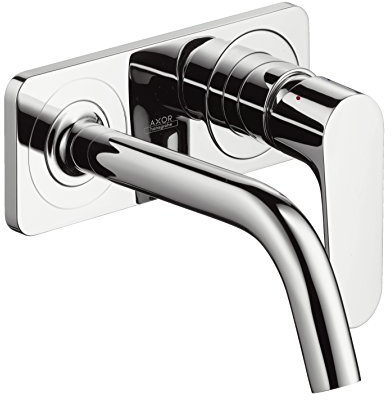 AXOR Wasserhahn Citterio M Unterputz Einhebel-Waschtischarmatur, Auslauf Höhe 167mm, Wandmontage, Chrom