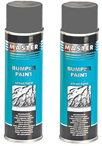 Troton Spray para estructura de plástico, 2 unidades de 500 ml, color gris oscuro con resina acrílica