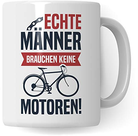 Pagma Druck Tasse Fahrrad, Becher Geschenke für Radfahrer Spruch, Kaffeetasse Fahrrad Geschenk Fahrräder Fahrradfahrer Radfahren, Biker Mountainbike Rennrad Kaffee-Becher