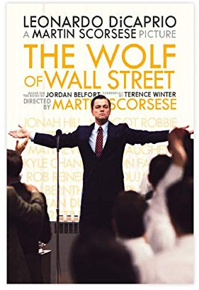 Filmposter The Wolf of Wall Street Leonardo DiCaprio 3, Leinwand-Poster, Wandkunst, Deko, Gemälde für Wohnzimmer, Schlafzimmer, Dekoration, 60 x 90 cm, ohne Rahmen