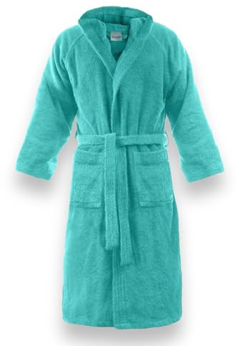 Bassetti Accappatoio con Cappuccio in Cotone Nuovi Colori Uomo Donna Disponibile in Varie Taglie e Colori (VK Tiffany, L)