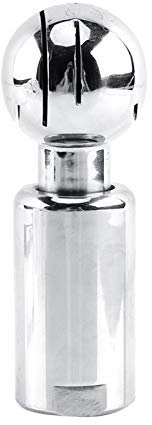 Reinigungs-Sprühball, 1pc 1/2Bsp ​​Langlebiges Gewinde Weiblicher Edelstahl Sanitär Fix/Dreh-Sprühball Tankreinigungsball für Größe Tankreinigung oder Wasserkocher Ausrüstung Abschrägung(Rotary)
