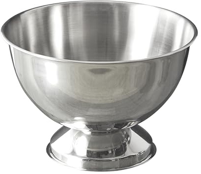 COOK CONCEPT Seau à Bouteilles en Acier Inoxydable Champagne Gris Argent | Acier inoxydable, grande capacité, champagne vin sodas cocktails, fêtes apéritifs, design raffiné, gris argent