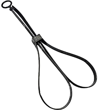 Extra Heavy Duty Zip Ties Doppel-Verriegelung Nylon Einweg Robuste und Starke Fesseln für Strafverfolgung Notfall-Kunststoff-Kabelbinder-Sortiment