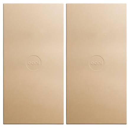 Ooni Pro 16 Pizza Baking Stone - 2X Pizza Stones (46x23cm) Cordierite Pizza Stone - Compatible with Ooni Pro 16 Pizza Oven