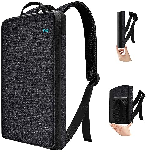 ZINZ Slim and Expandable Laptop Travel Backpack, Water Repellent, Compatible with MacBook Pro 14 M4/M3/M2/M1, 13.3 Mac Air/Pro, XPS 13 14, Most popular 13-14 notebooks,B02K01