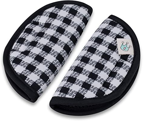 JYOKO KIDS Gurtpolster Universal für Babyschale Größe 0, Buggy, Autositz (Größe 0, Vichy)