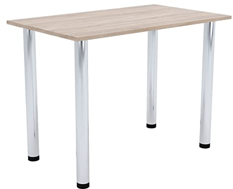 AKKE Esszimmertisch 70 cm x 50 cm Esstisch Kleiner Tisch Küchentisch Schreibtisch Dining Table Esszimmermöbel Chrombeine