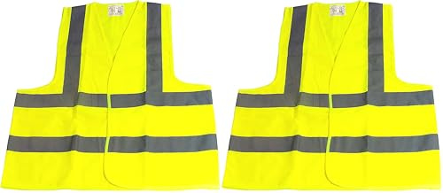 AA High Visibility Vest for safety and emergencies - Yellow (Pack of 2)
