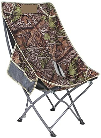 CRBUDY Campingstuhl Ultraleichter zusammenklappbarer Campingstuhl mit Rückenlehne Freizeit-Strandsitz mit Netz-Außenhängetasche Tragbarer Rucksackstuhl Klappstuhl (Farbe: C) (C