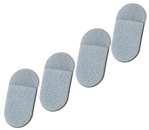 SKISUNO 4pcs Soft Skin-friendly Face Scrubber Sponges Makeup Remover Pads Travel