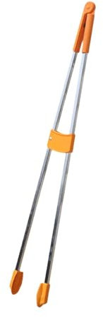 Outils de Ramassage, Outil de Ramassage Des Déchets En Acier Inoxydable pour La Maison, Mâchoire Antidérapante, Ramasseur de Déchets, 85cm Pince Telescopique Pince à Ordures, Tête en caoutchouc