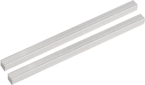 QUARKZMAN Broche de Poignée de Porte, 120 x 7mm, Argent 2 Pièces | Barre de Rechange, pour Broche de Poignée de Porte, Pièces de Rechange de