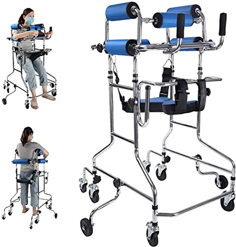 für Senioren, Gehgestell zur Rehabilitation bei Hemiplegie im Stehen, tragbar, medizinisch, mit einstellbarer Höhe, geeignet für Personen mit einer Körpergröße von 150–180 cm. Es ist so nett von Ihn