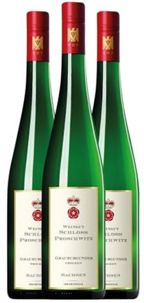 Schloss Proschwitz Grauburgunder Trocken 75 cl Weißwein (Karton mit 3 Flaschen von 75 cl)