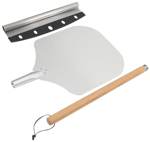 Ciieeo 2 Stück 1 Satz Pizza-spatel Pizza-flipper Obstkuchen Werkzeuge Zum Backen Von Kuchen Käse Paddel Brot Schälen Werkzeuge Zum Übertragen Von Kuchen Backzubehör Küchenwaren Holz