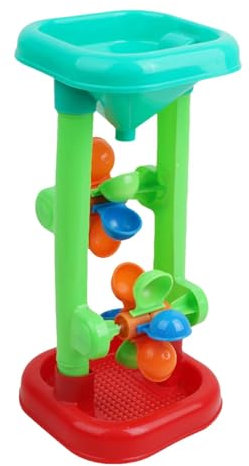 Sanduhr für Strandspielzeug – Trichter mit Sieb, Sandkastenspielzeug, Sandmühlen-Turm, Sanduhr-Sieb für Kinder, Strandspiel-Trichterspielzeug, Werkzeug für den