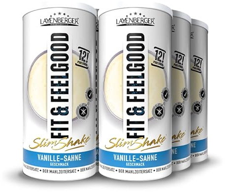 Layenberger Fit&Feelgood Slim Shake Powder Vanille-Sahne (6x396 g)