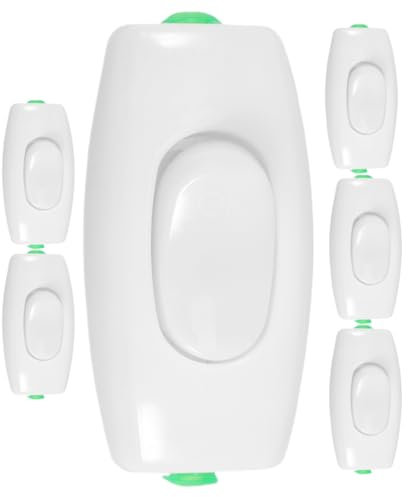 OSALADI Cordon De Rechange Pour Lampe Dappareil Électroménager - Ensemble De 6 Pièces En Ligne Avec Commande Unique Sûr Et Stable Pour Petits Appareils Électriques
