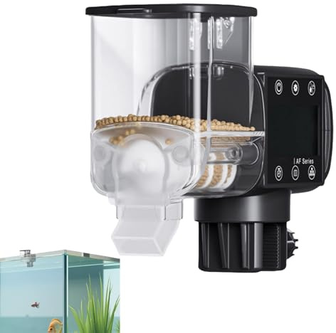 Automatisk Fiskmatare För Akvarium Smart Digitaldisplay Batteridriven