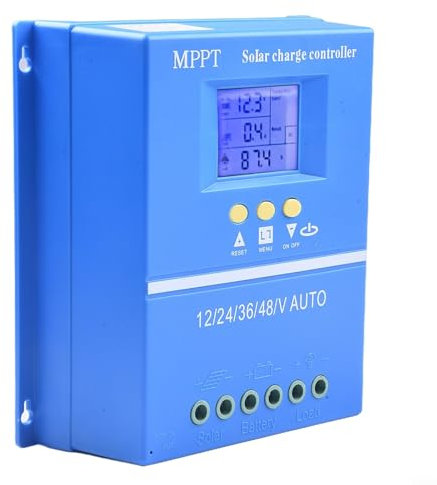 Blue-tooth Solar Laderegler LCD Display Batterie Intelligenter Regler Spannung Solarpanel für AGM Gel Lithium Batterien