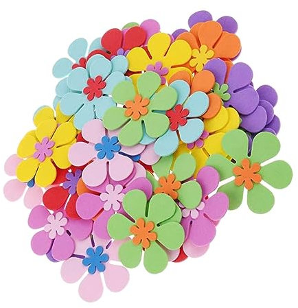 Sosoport 120pièces Fleurs Décoratives -même Décoration Chic Petites Fleurs Artisanales