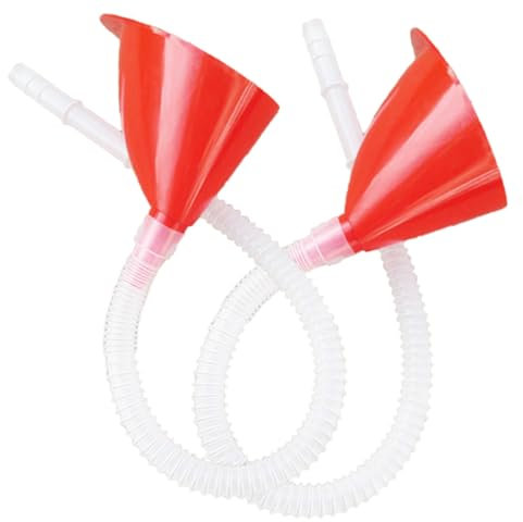 Alipis Imbuto Flessibile Tubo per Cambio Olio e Benzina Auto, Set 2 Pezzi in Plastica Trasparente, Accessorio Versatile per Automobili e Motociclette, Strumento per Travaso Olio Motore
