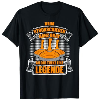 Beim Stockschießen ganz okay Eisstockschießen T-Shirt