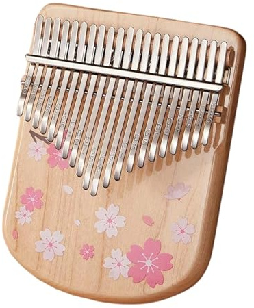 Fingerklavier-Kalimba Kalimba Mit 17 Tasten Aus Walnussholz Tragbares Chromatisches Mini-Keyboard 21 Zubehör Und Werkzeuge(9)