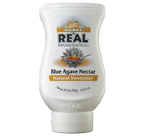 We Can Source It Ltd Blue Agave Nectar Syrup 500ml, Re’al Sweetener Syrup, Natural Ingredients - Vegan, Cocktails, Baking, Smoothies, Diabetic, Desserts, Sugar Alternative