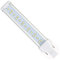 YC G24 Ampoule LED rotative 11 W Blanc froid 6000 K 180 degrés 26 W CFL / Ampoule fluorescente compacte G24D 2 broches LED PL Retrofit Lamp (enlever/contourner le ballast)