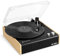 Victrola Eastwood 3-Speed Bluetooth Turntable with Built-in Speakers and Dust Cover | Upgraded Turntable Audio Sound | Black (VTA-72)