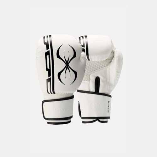 Sting Armaplus - Gants de Boxe Haute Technologie pour Boxe, MMA, Muay Thai et Plus - Gants de Boxe Qui Absorbent Les Chocs pour Homme et Femme - Blanc