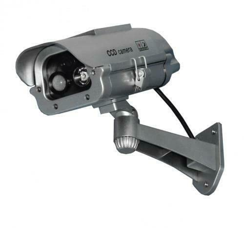 Safety Technology Solar Powered Dummy Camera with Motion Activated Flashing Led