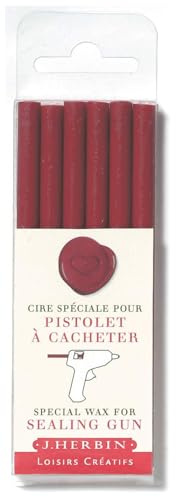 Herbin Special 35826T Vaxpinnar, Bordeaux, 12 cm x 6 stycken