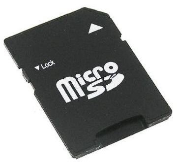 Adaptateur Micro SD/microSDHC Neon vers SD/SDHC