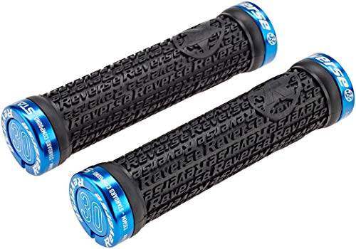 Reverse Grip Stamp Fahrrad Schraubgriffe schwarz/blau