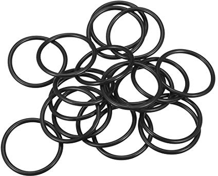 sourcing map 20 stycken O-ringar nitrilgummi, 47 mm OD, rund tätning tätning DE 48mmx41mmx3.5mm