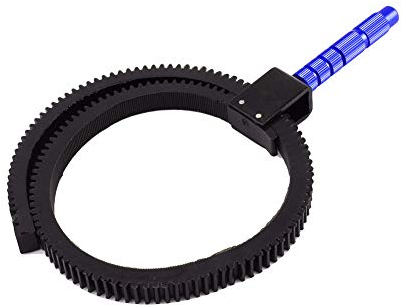 EBTOOLS Segui leve di messa a fuoco, cinghia regolabile regolabile ad anello manuale per fotocamera DSLR Segui obiettivo zoom Zoom Global Engineering Standard 0.8