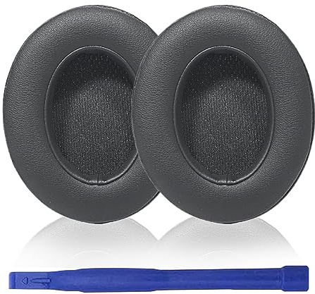 Aiivioll Studio3 Replacement Earpads, Compatible with Beats Studio 2 & 3 (B0501, B0500) Wired/Wireless Headphones, Earpads with Soft Protein Leather, Noise Isolation Memory Foam (Titanium gray)
