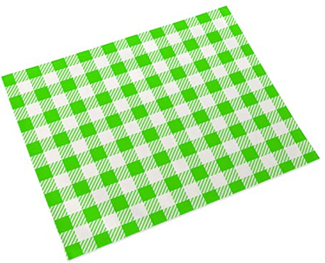 Manteles Individuales Hierba Verde Blanco Mantel Individual Algodón y Lino Lavable Salvamanteles Individuales Resistente al Calor Bajoplatos Individuales Mesa Tapetes para Mesa 30x45cm 2 Pcs